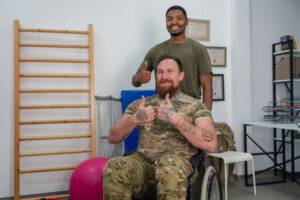 disabled veteran and his caregiver