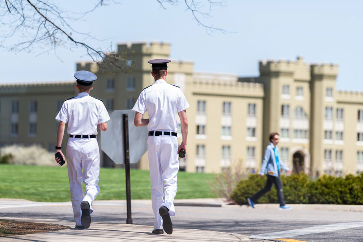 white uniform cadets