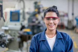 female engineering student