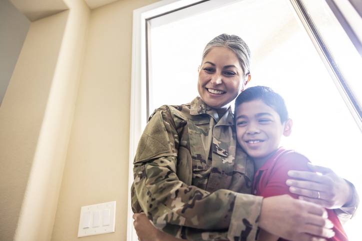 Military Mother Returning Home
