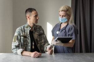 nurse consulting military 