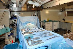 field hospital operating table