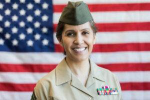 portrait of female officer